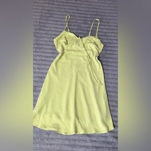 Abercrombie & Fitch Lime Mini Dress